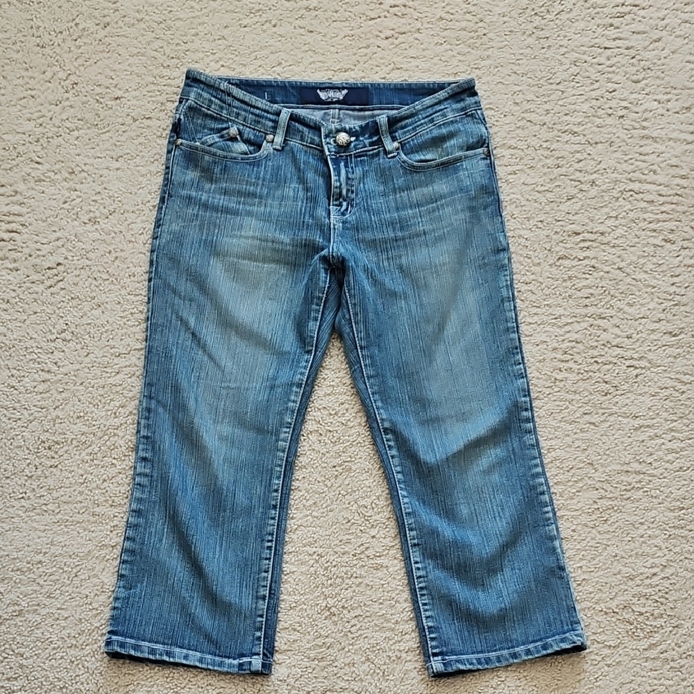 Rock & Republic Blue Ankle Cropped Jeans